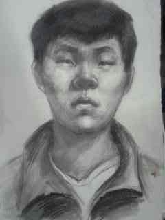 人物头像素描01 呼和浩特画室丨呼和浩特绘画